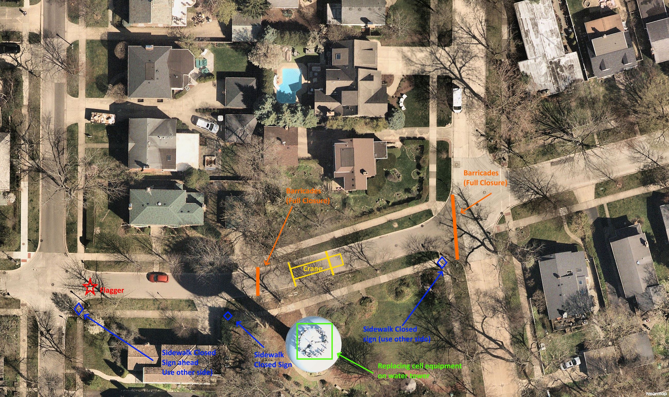 560 Exmoor Road, Kenilworth IL - Traffic Control Overview 