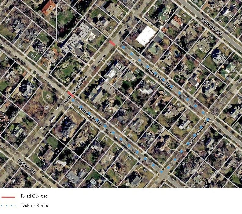 Kenilworth Ave Temp Closure